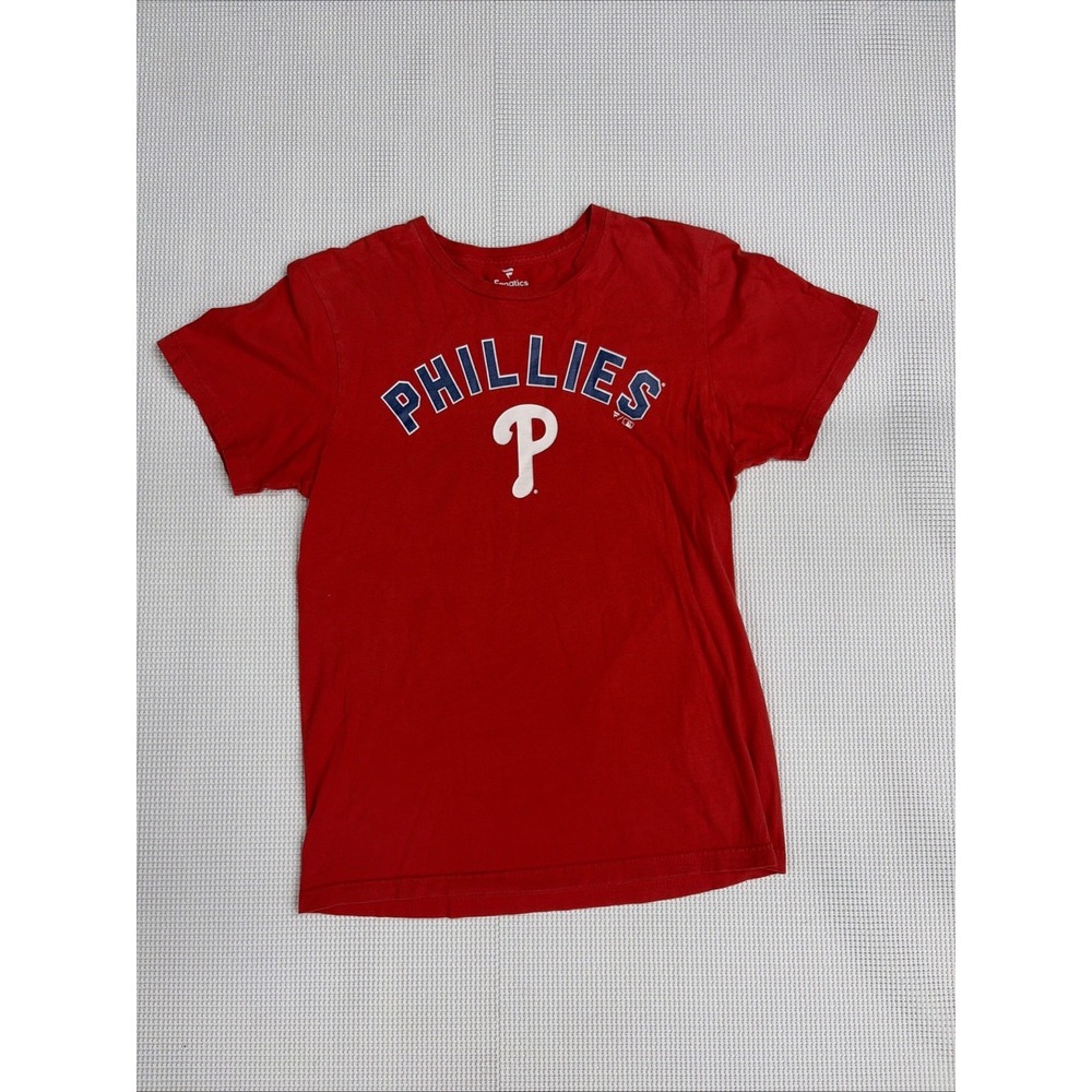 NOLA 27 Philadelphia Phillies Fanatics Women's Or Child T shirt Red Size Small